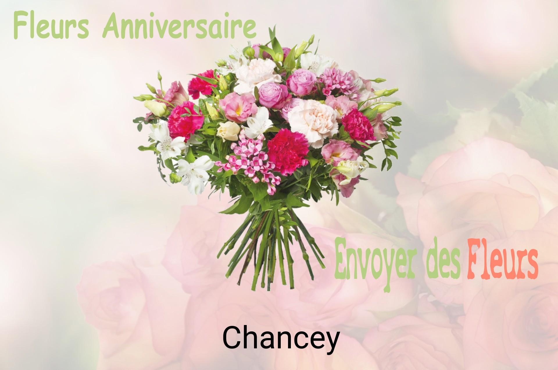 Bouquet de fleurs d’anniversaire livré à Chancey