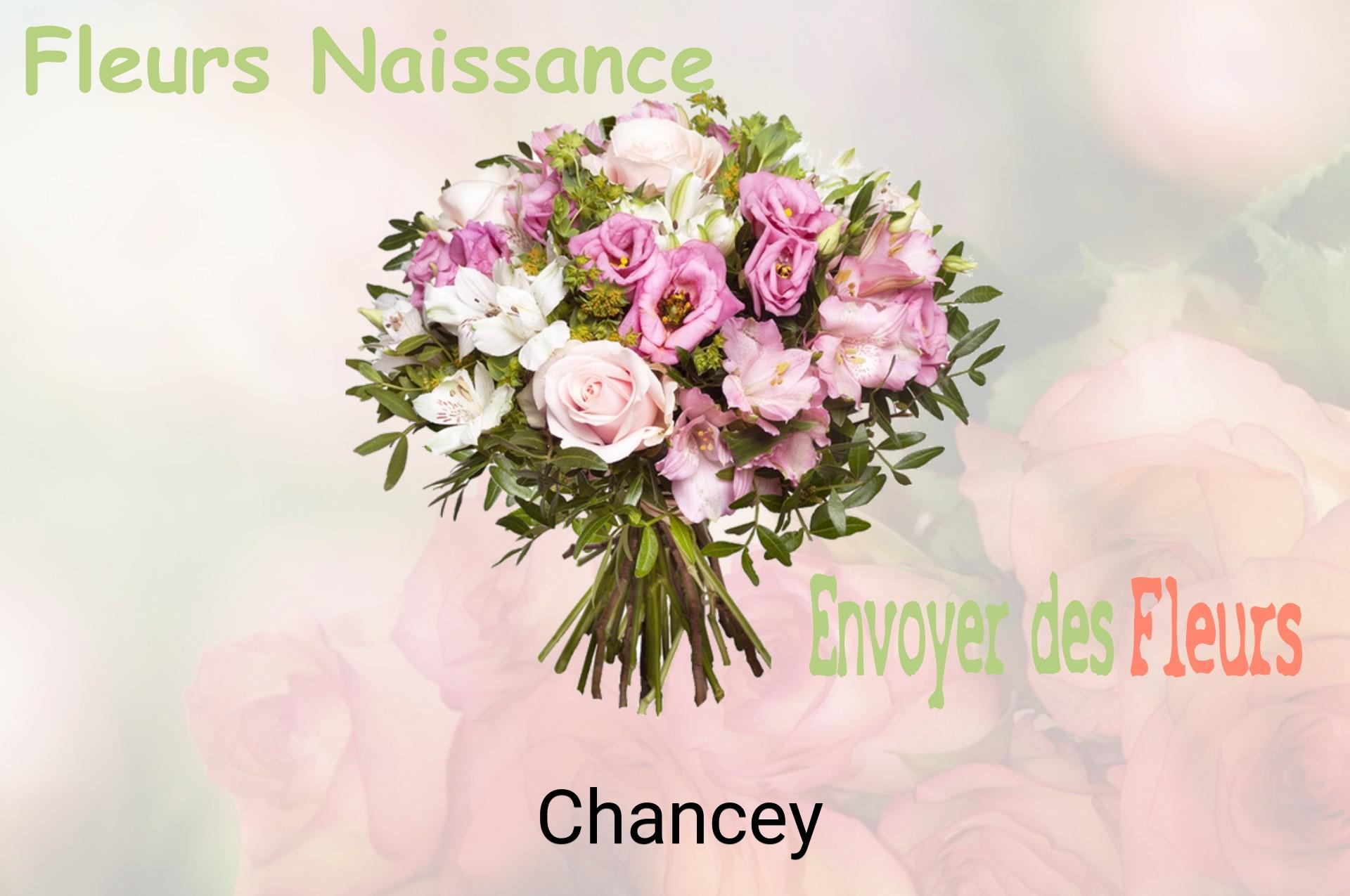 Bouquet de fleurs de naissance livré à Chancey